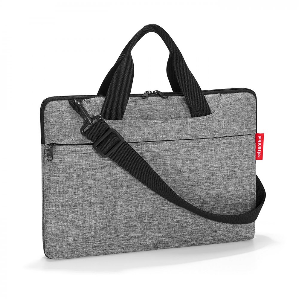 Reisenthel netbookbag twist silver