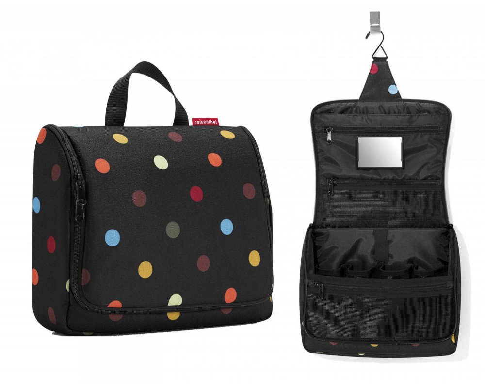 Levně Reisenthel toiletbag XL dots - Dámská velká cestovní kosmetická taška etue WO7009