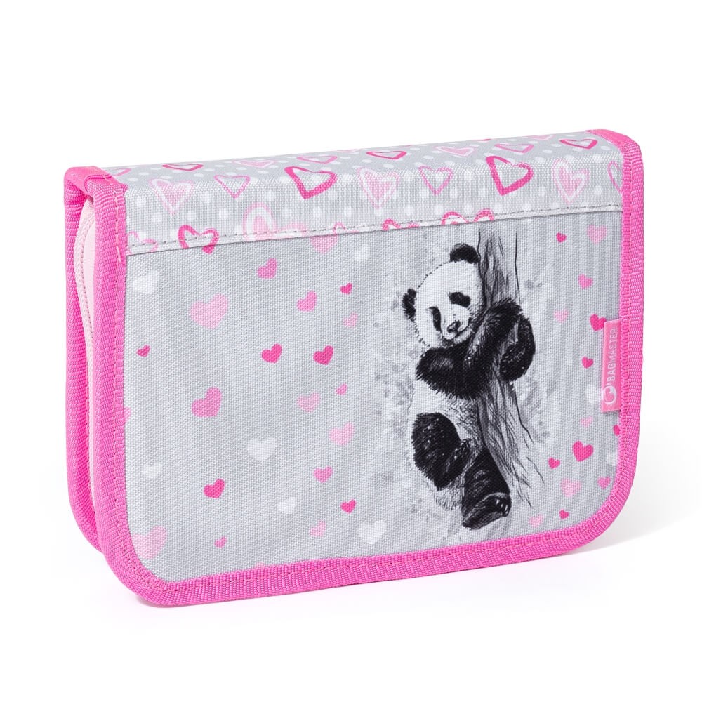 Levně Bagmaster Školní penál Panda CASE BETA 22 B