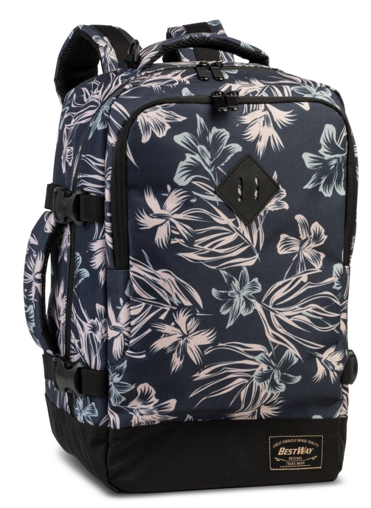 Levně Bestway Cabin pro Small 20 L 40290-5016 tmavě modrý/natur batoh do letadla 40 x 25 x 20 cm