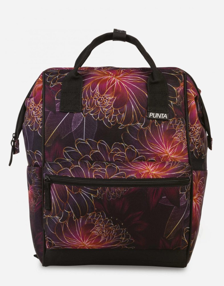 Fabrizio Punta City Style – Purple bloom dámský batoh 10496-0131