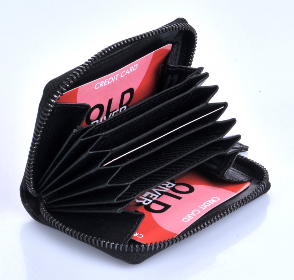 Kožené pouzdro na doklady a karty 5813 černé