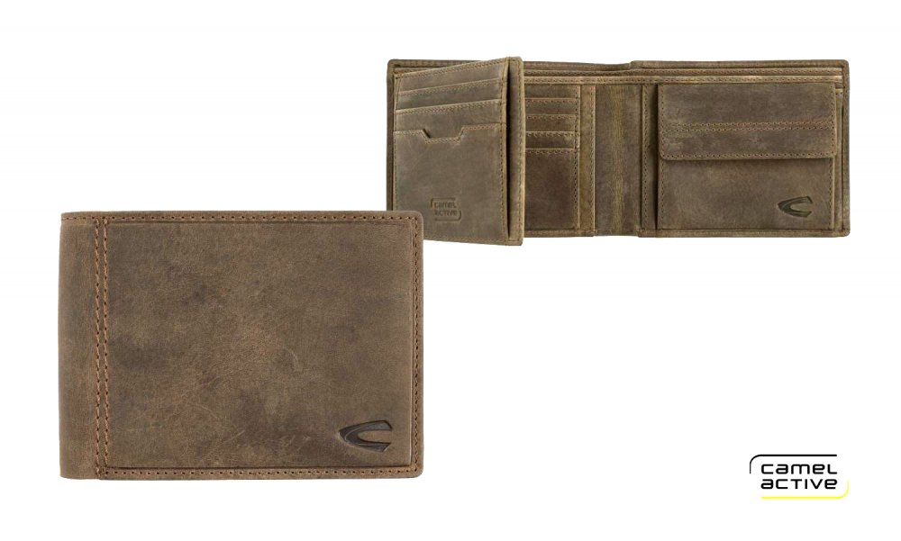 Camel Active pánská kožená peněženka RFID Safe 277-703-29