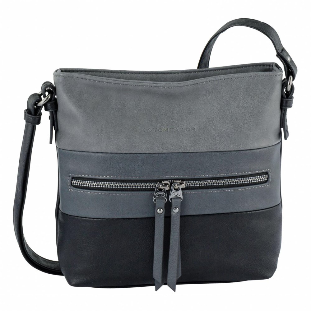 Tom Tailor kabelka Ellen Cross bag M 26103-60  černo/šedá