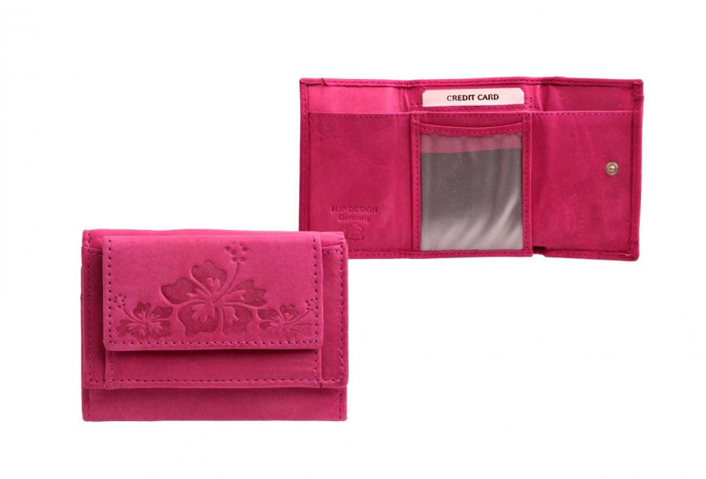 Levně Dámská malá růžová peněženka 7116-A PINK