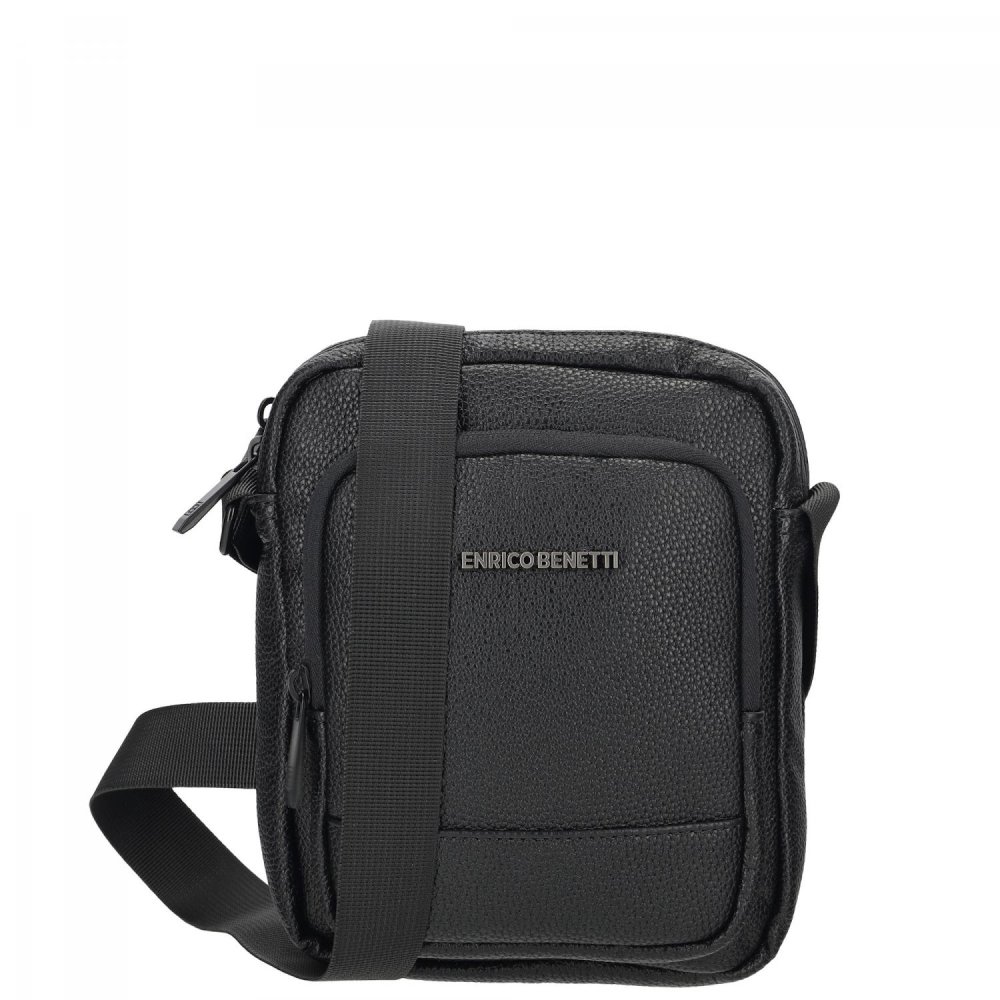 Levně Pánská crossbody taška Enrico Benetti Siena 62180-001 černá