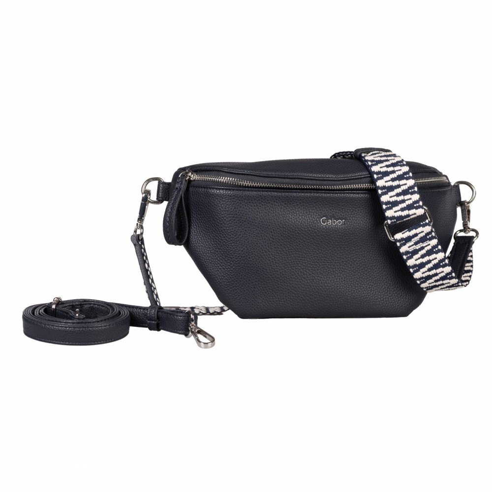 Gabor Silena Belt Bag 10595 tmavě modrá – dámská ledvinka crossbody