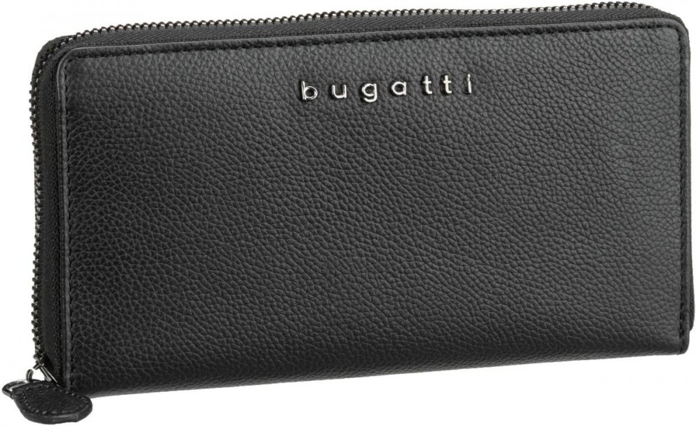 Levně Dámská kožená dlouhá peněženka Bugatti Bella 49482201 černá