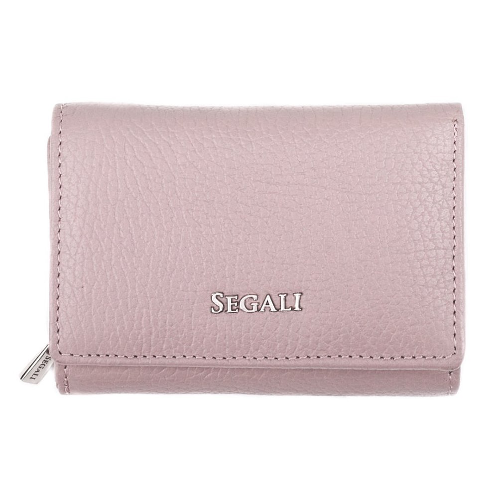 Dámská peněženka kožená SEGALI 7106 B cameo rose, růžová