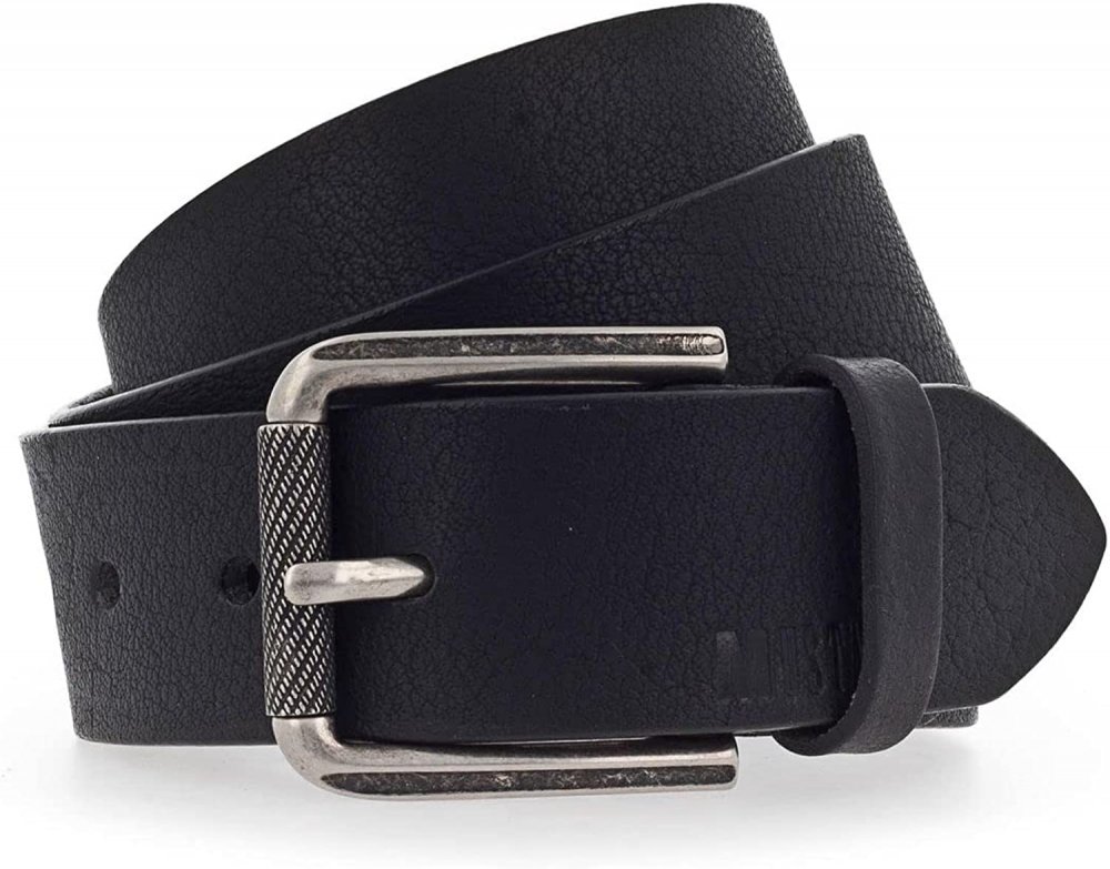 Levně Kožený pásek Mustang MG2053R27-0790 černý 100 cm