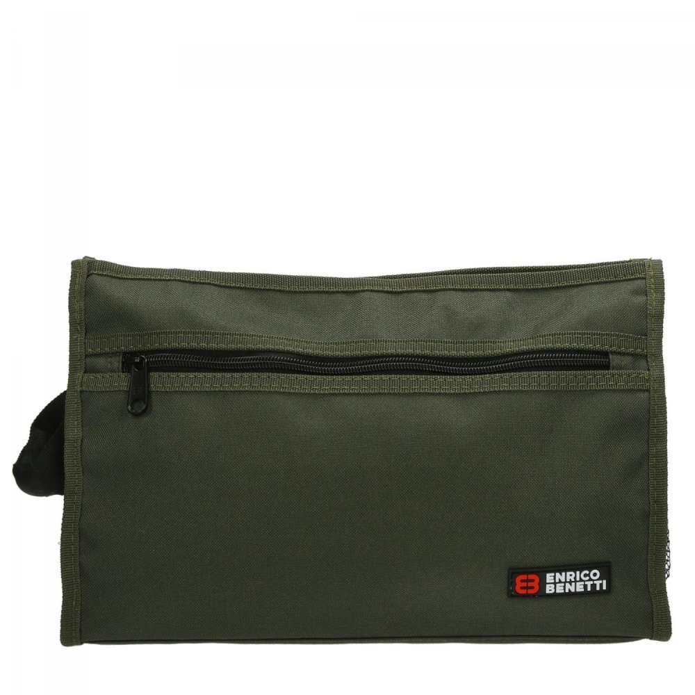 Enrico Benetti Pánská kosmetická taška Amsterdam 54685-029 zelená - olive