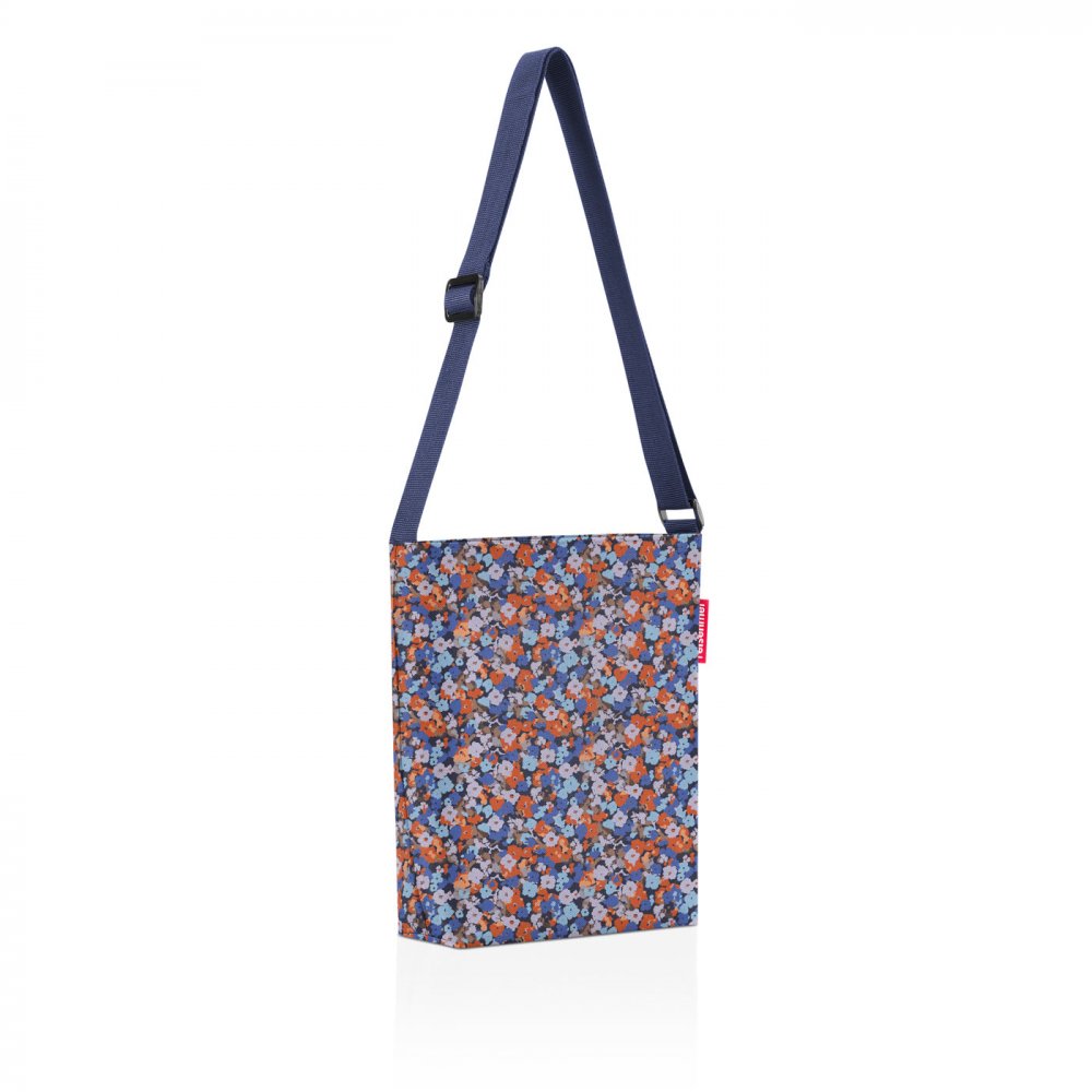 Kabelka s květinovým vzorem modrá Shoulderbag S viola blue HY4091