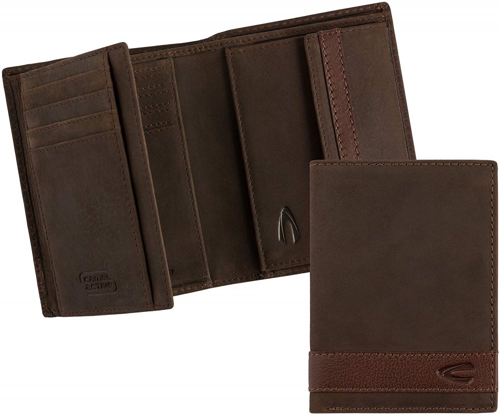 Levně Pánská kožená peněženka Camel Active 274-705-29 hnědá RFID save