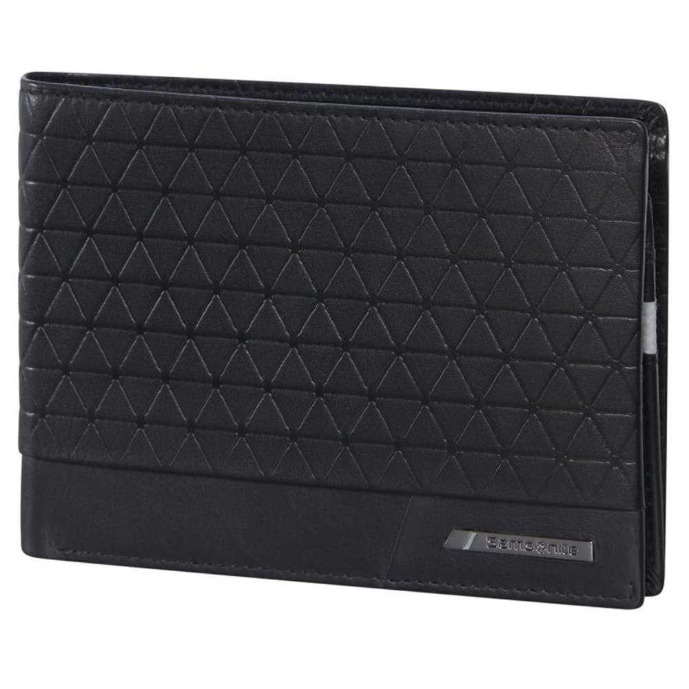 Levně Samsonite pánská kožená peněženka Pro-DLX 6 C823 černá 144537-0413