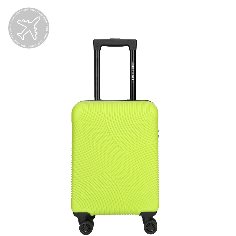 Levně Kufr do letadla 55 cm Enrico Benetti Louisville S 39040-50-032 lime green