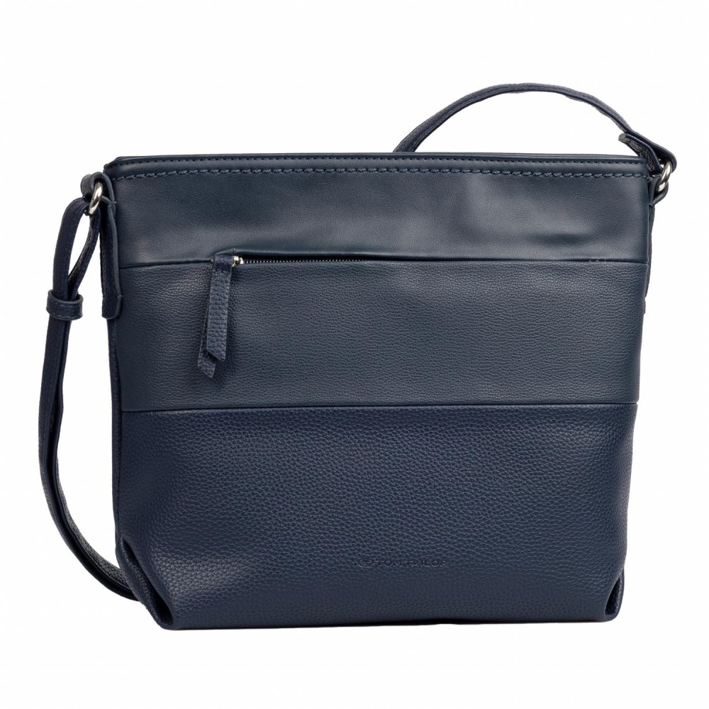Levně Tom Tailor Nicolina Cross Bag M – Tmavě modrá crossbody kabelka