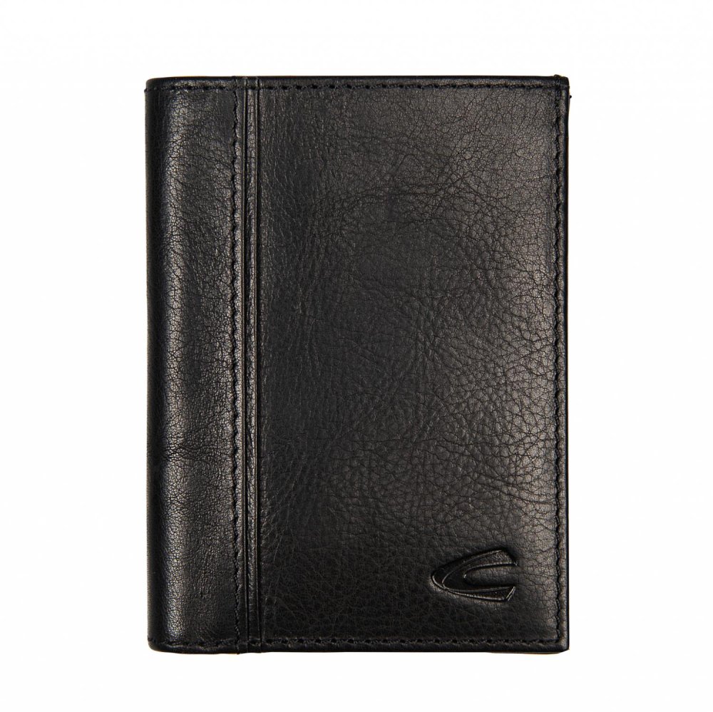 Camel Active Pine pánské kožené pouzdro na karty RFID černé 011870