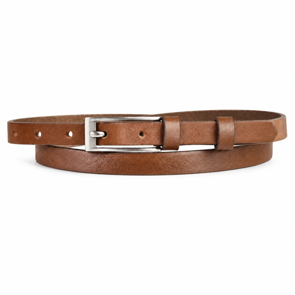 Penny Belts Dámský kožený opasek 15-1-48 hnědý 110 cm