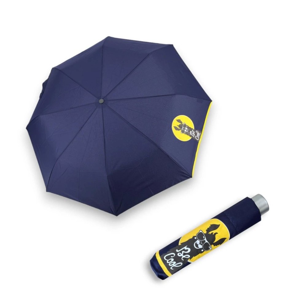 Doppler Mini Light Kids Crystal navy Lama – dětský skládací deštník 722165K15 tmavě modrý