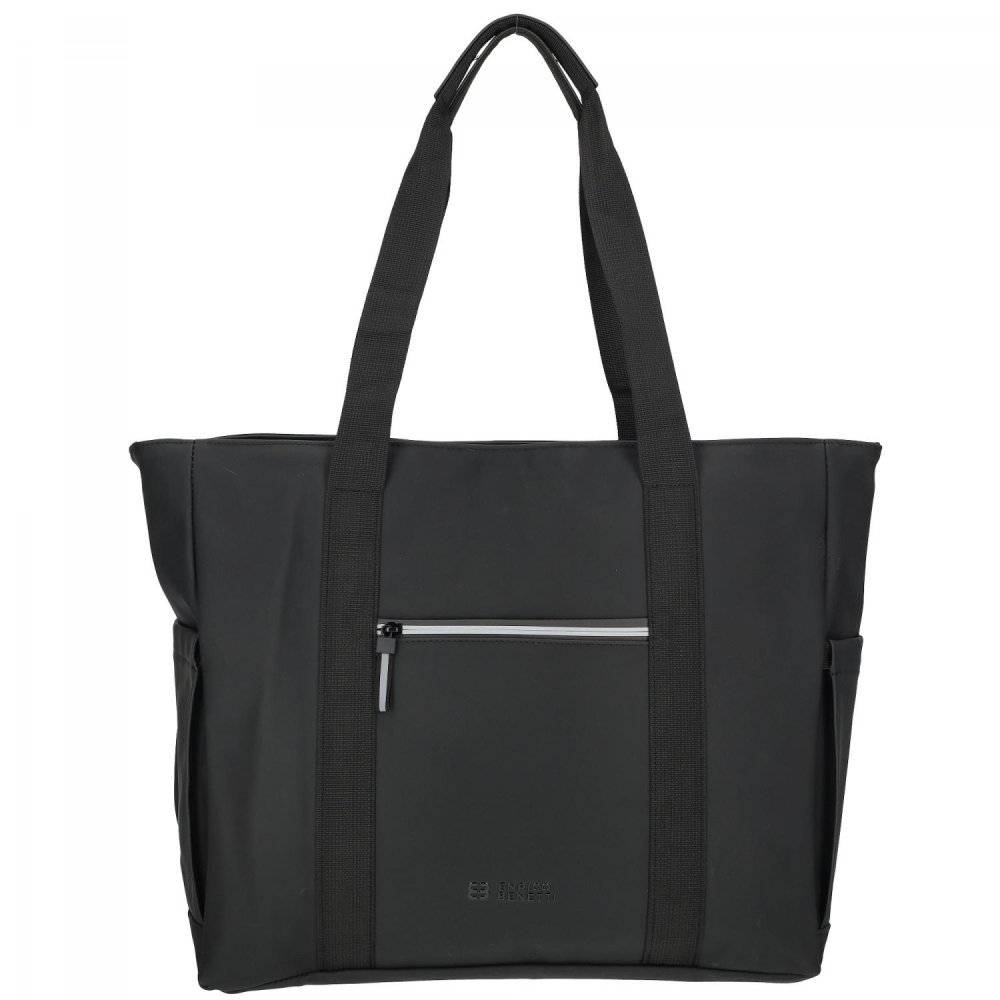 Levně Shopper taška Enrico Benetti Bergen 56008-001 černá