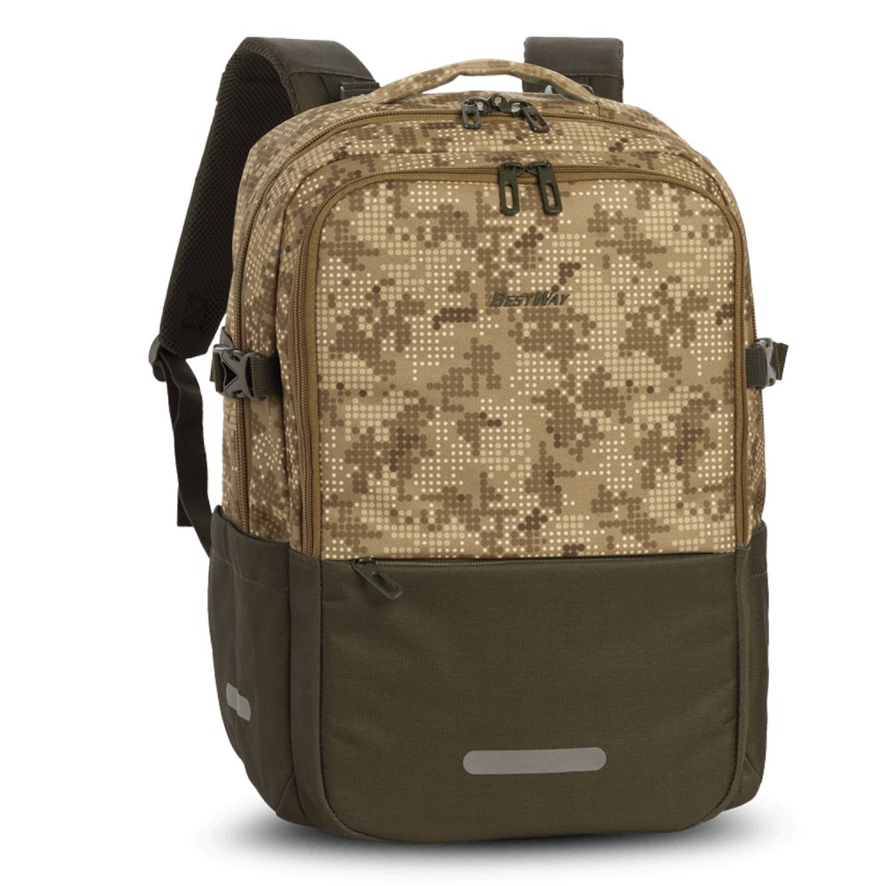 Bestway Cestovní batoh 40330-2600 olivová 30 L, 49 × 35 × 15 cm