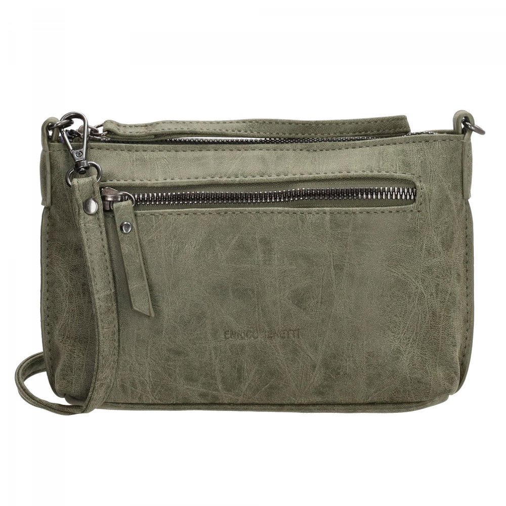 Levně Enrico Benetti Zoë malá crossbody kabelka 66907-029 zelená