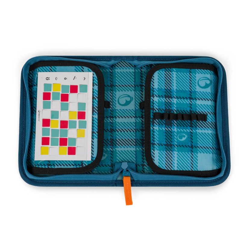 Bagmaster Malý školní set LUMI 26 D batoh, sáček a penál - drak, lehký ergonomický set pro prvňáčky