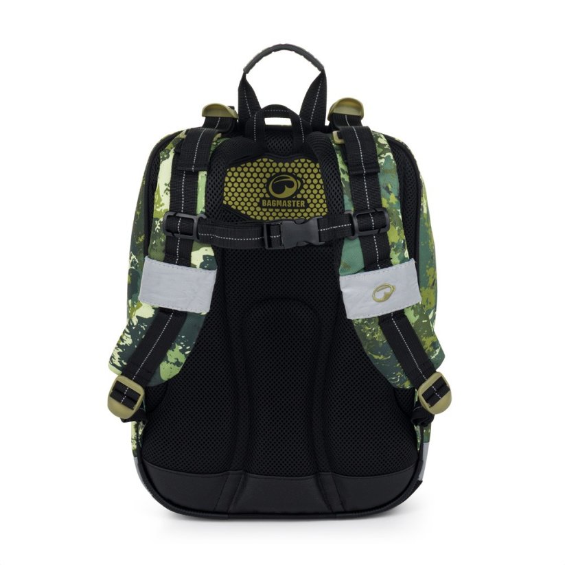 Bagmaster Velký školní set pro prvňáčky ALFA 25 B stíhačky (batoh + penál + sáček + lahev + box)