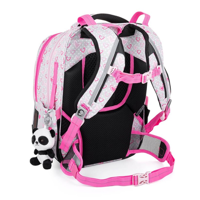 Bagmaster Dívčí školní batoh PANDA BETA 22 B