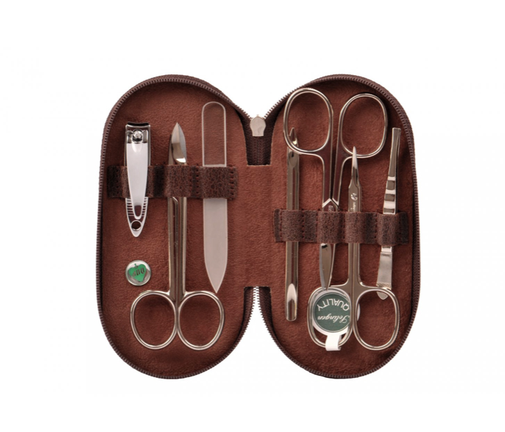 DUP Manikura kožená, nůžky Solingen 230401-429 Táňa