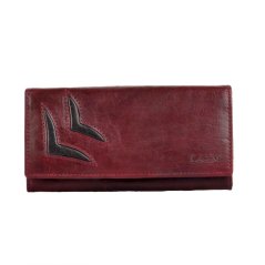 Dámská kožená peněženka Lagen 6011/T W.Red/Black