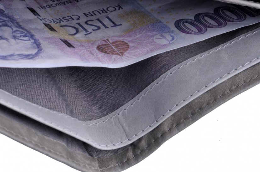 Dámská kožená peněženka 80630 taupe hnědá