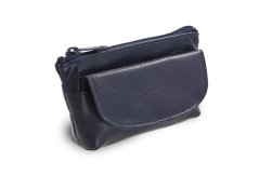 Kožená klíčenka 619-0369 modrá