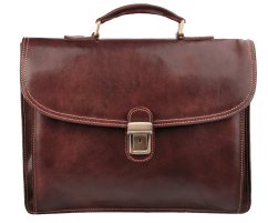 Pánská kožená aktovka 1050-2 hnědá