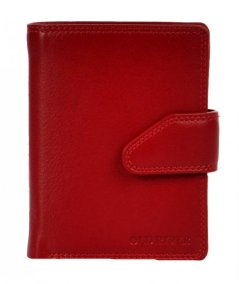 Kožená peněženka 8095 červená