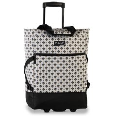 Fabrizio nákupní taška na kolečkách 10008-2906 Punta Wheel bílá