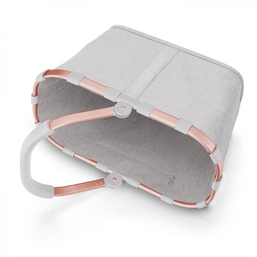 Carrybag frame twist Sky rose moderní nákupní košík BK1036