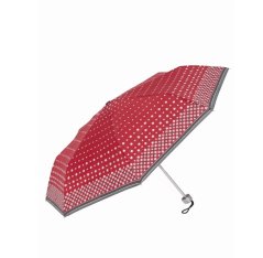 Mini Light printed dámský skládací lehký deštník 722165CZ11 červený