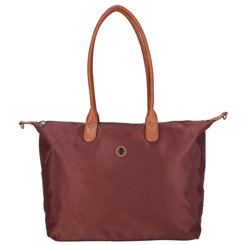 Enrico Benetti Claire Shopper - Stylová velká kabelka 25001-007 bordová