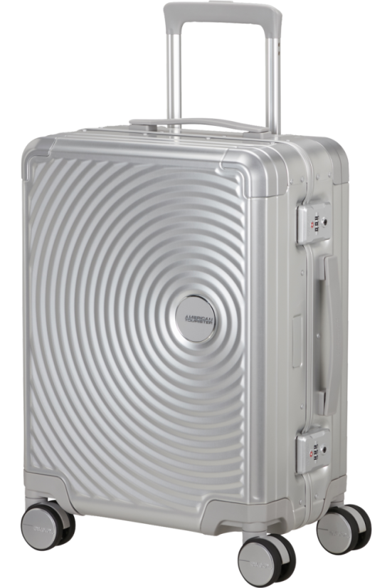American Tourister Soundbox Alu Spinner 55 cm Silver 155707-1776