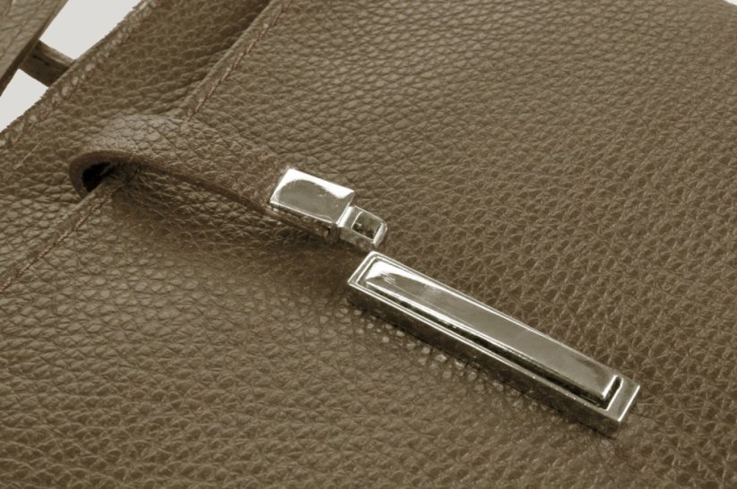 Dámská kožená crossbody kabelka 5085 zelená - olivová