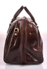 Giglio leather Pánská kožená cestovní taška 0788 tmavě hnědá