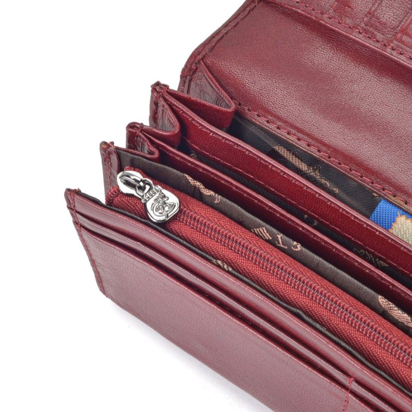 Cosset Dámská kožená peněženka KOMODO BORDEAUX