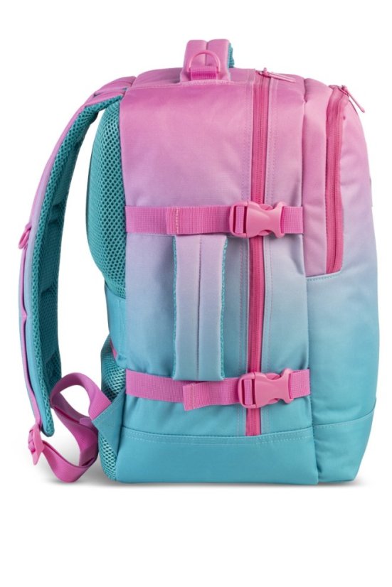 BESTWAY Batoh do letadla 40 x 25 x 20 cm  cabin pro Small 40290-2522 modro/růžový