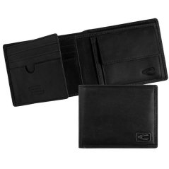 Camel Active Malá pánská kožená peněženka černá 276-701-60 RFID SAFE