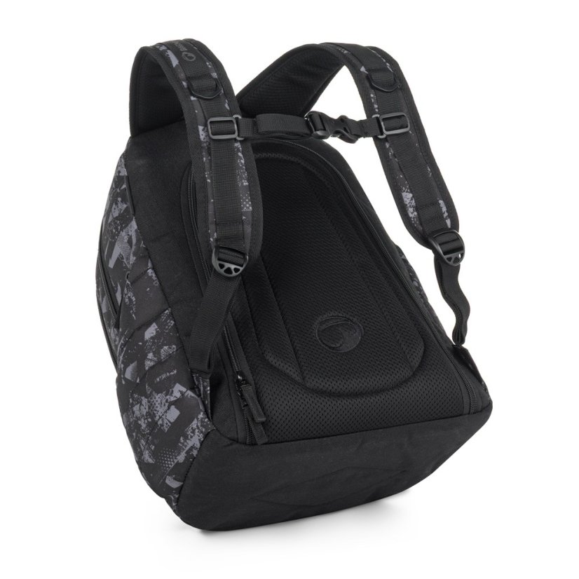 Bagmaster školní set NOMAD 25 B – černo-šedý (batoh + penál)