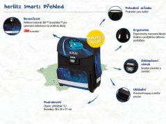 Školní aktovka Herlitz Smart Auto 11408150