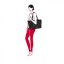 Elegantní nákupní kabelka na zip  Reisenthel shopper e1 dots RJ7009