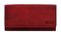 Dámská kožená peněženka V-102/W červená