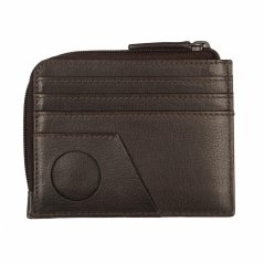 Kožené pouzdro na karty s RFID Tom Tailor Bela 011286 tmavě hnědé